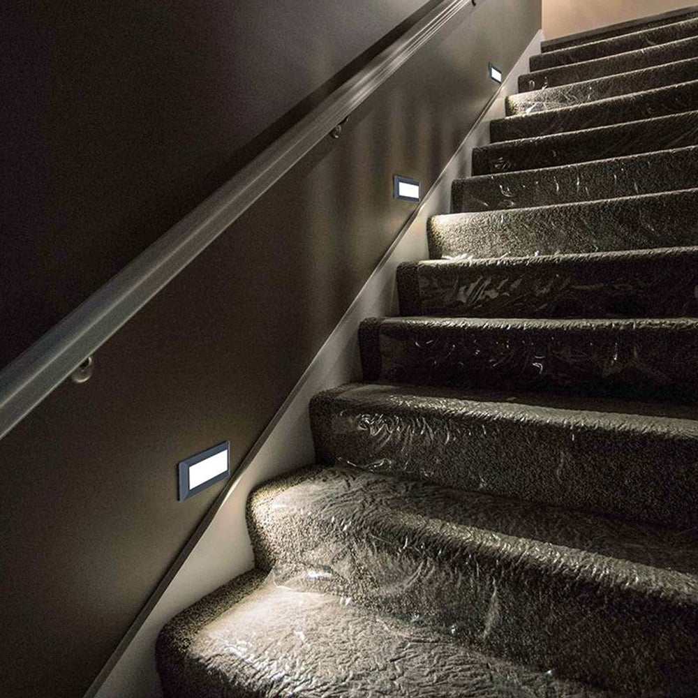 Ray Modern Rectangular Waterproof Outdoor Deck Step Light