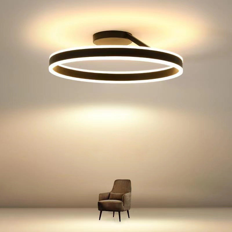 Arisha Modern Circle Flush Mount Ceiling Light Bedroom