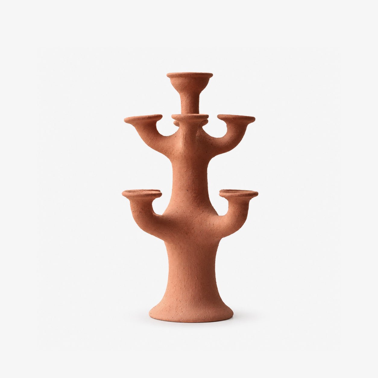 Terracotta Tree Candelabra