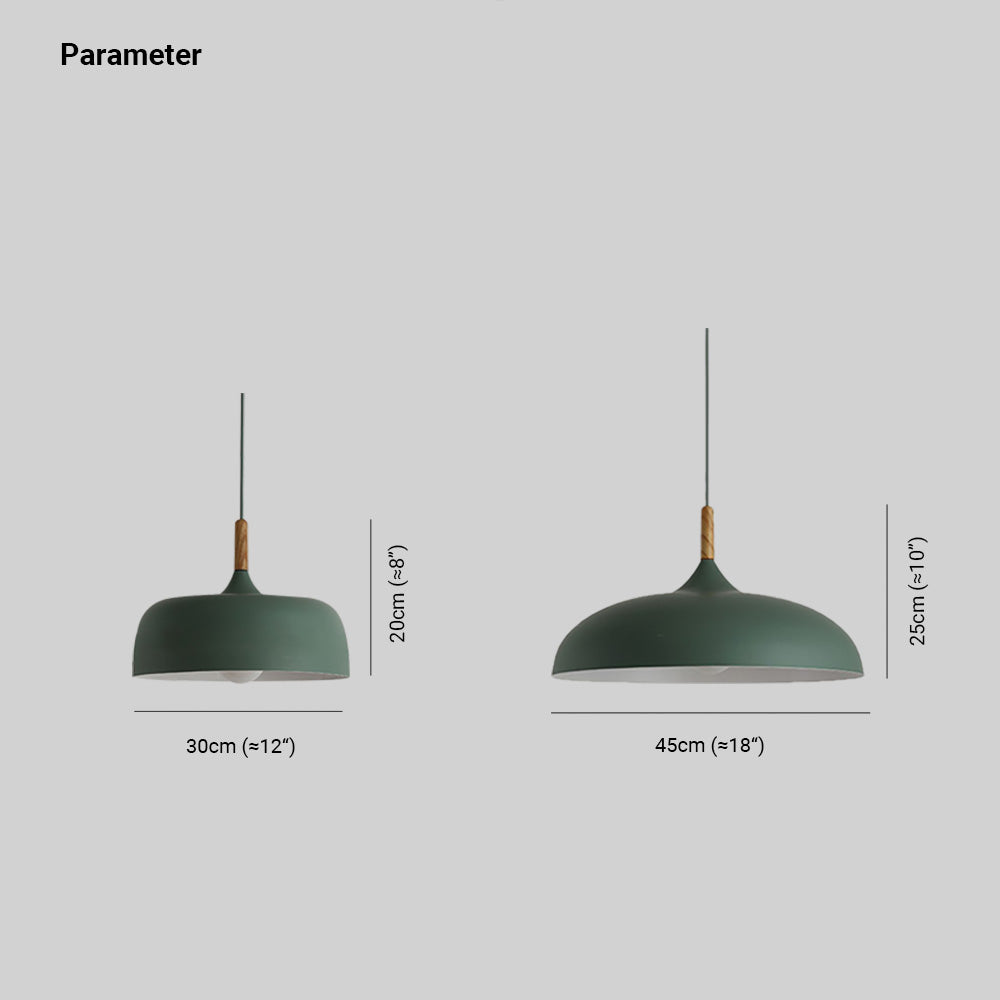 Arisha Modern Pendant Light Dome Macaron Dining Room