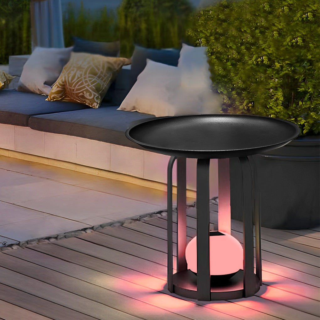 Trimx Classic Set of Iron Outdoor Table Floor Lamp