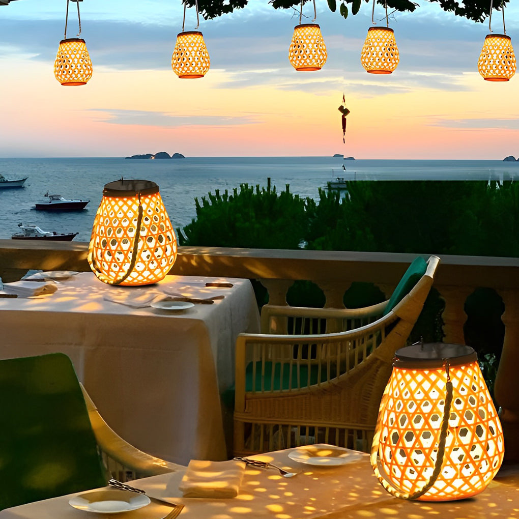 Warlke Portable Creative LED Plastic Outdoor Lanterns