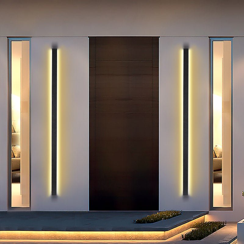 Neal Long LED Linear Modern Iron Outdoor Wall Light