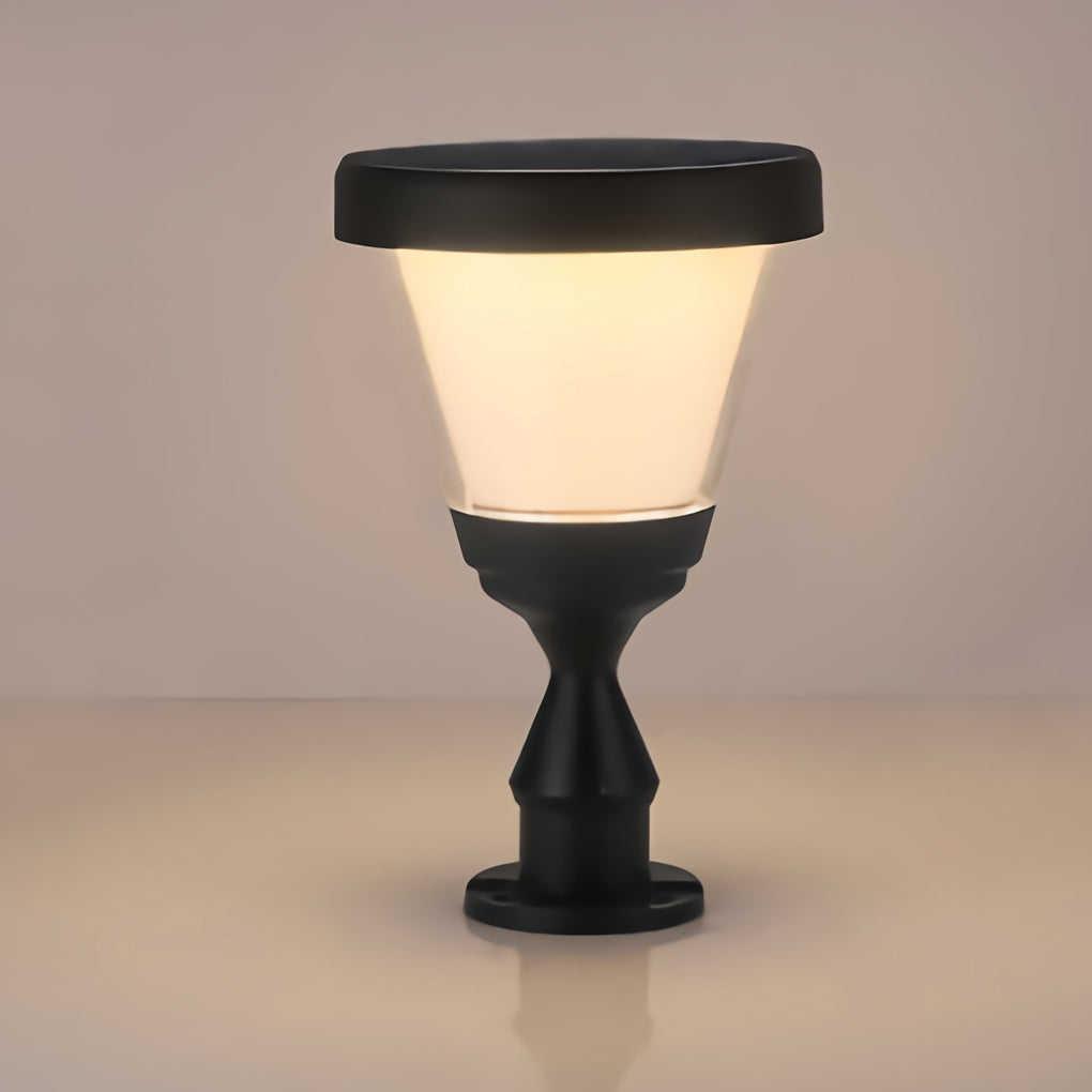 Nssia LED Modern Aluminum Outdoor Post Pillar Lights