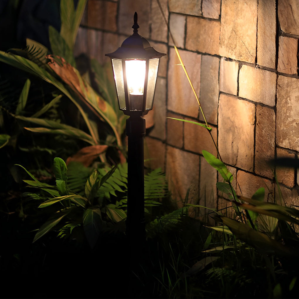 Gemsne Elegant Traditional Aluminum Outdoor Post Path Light