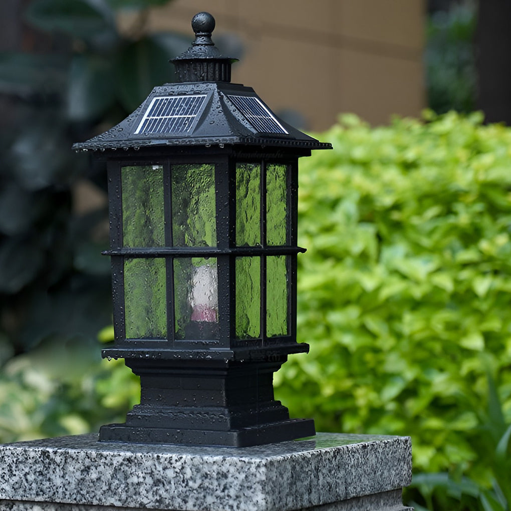 Blyth LED Modern Solar Aluminum Outdoor Post Caps Light