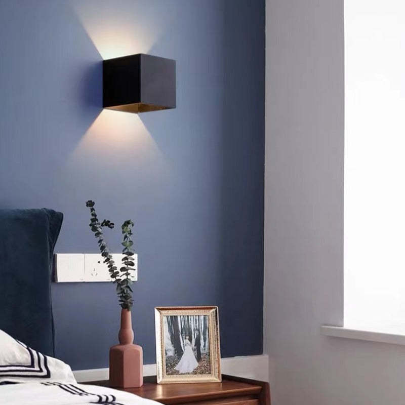 Ray Modern Adjustable Square Outdoor Wall Lamp LED