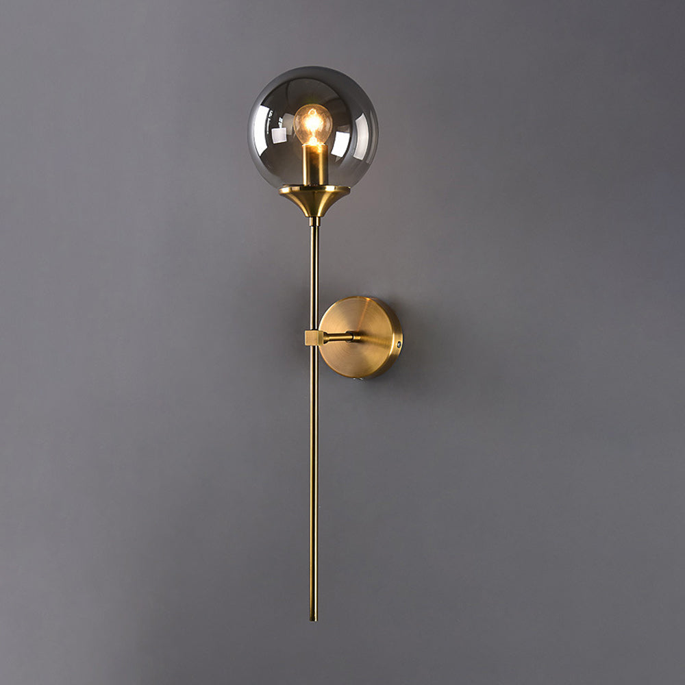 Valentina Modern Globe Glass Wall Lamp
