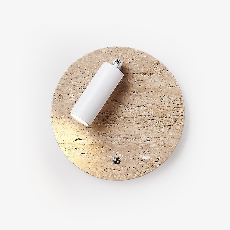 Selan Travertine Axis Directional Sconce