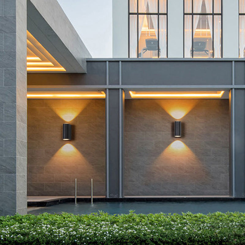 Ray Minimalist Square Outdoor Wall Lamp