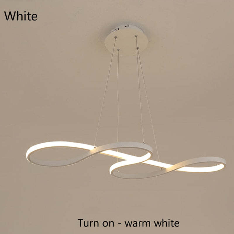 Arisha Modern Chandelier Linear Pendant Light Dining Room