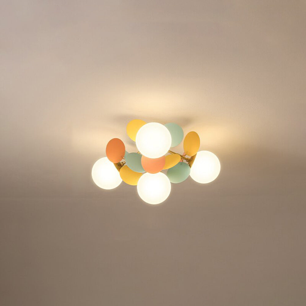 Aria Multicolored Flower Branch Chandelier Living Room