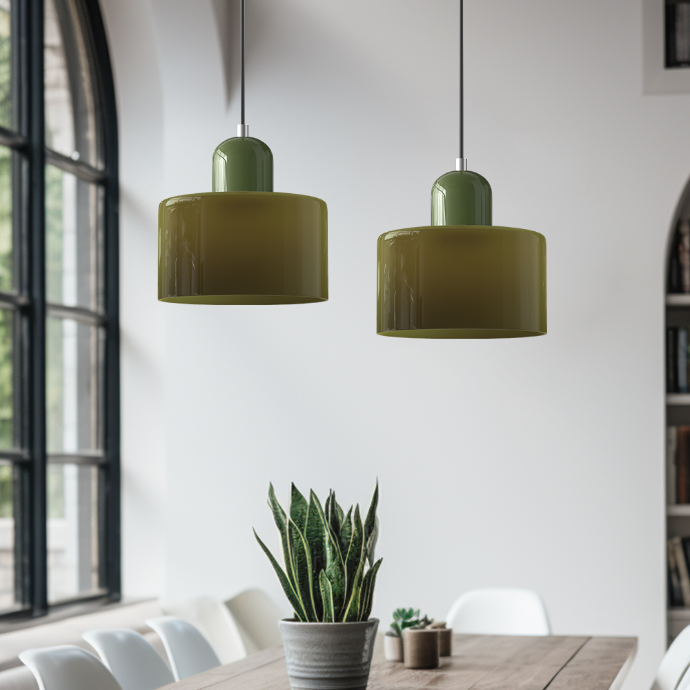 Valentina Modern Glass Kitchen Island Pendant Light