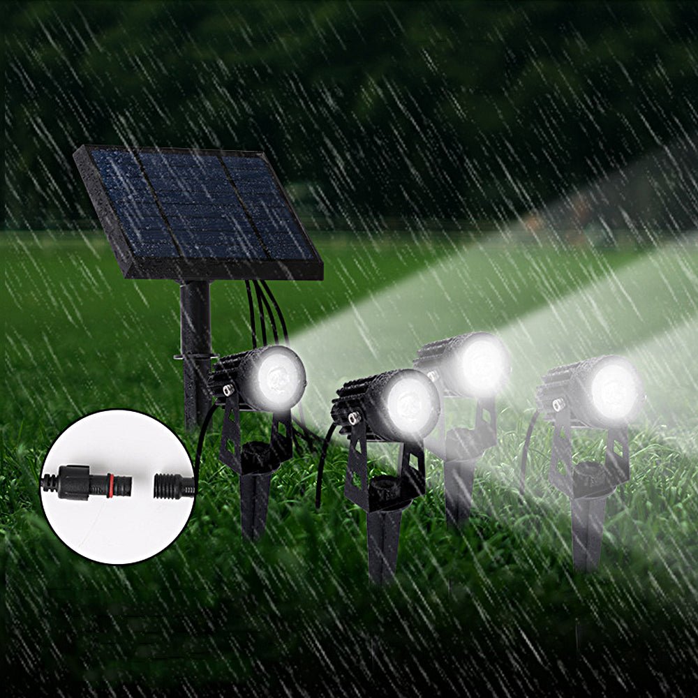 Rosalie Adjustable Solar Aluminum Outdoor Spotlight