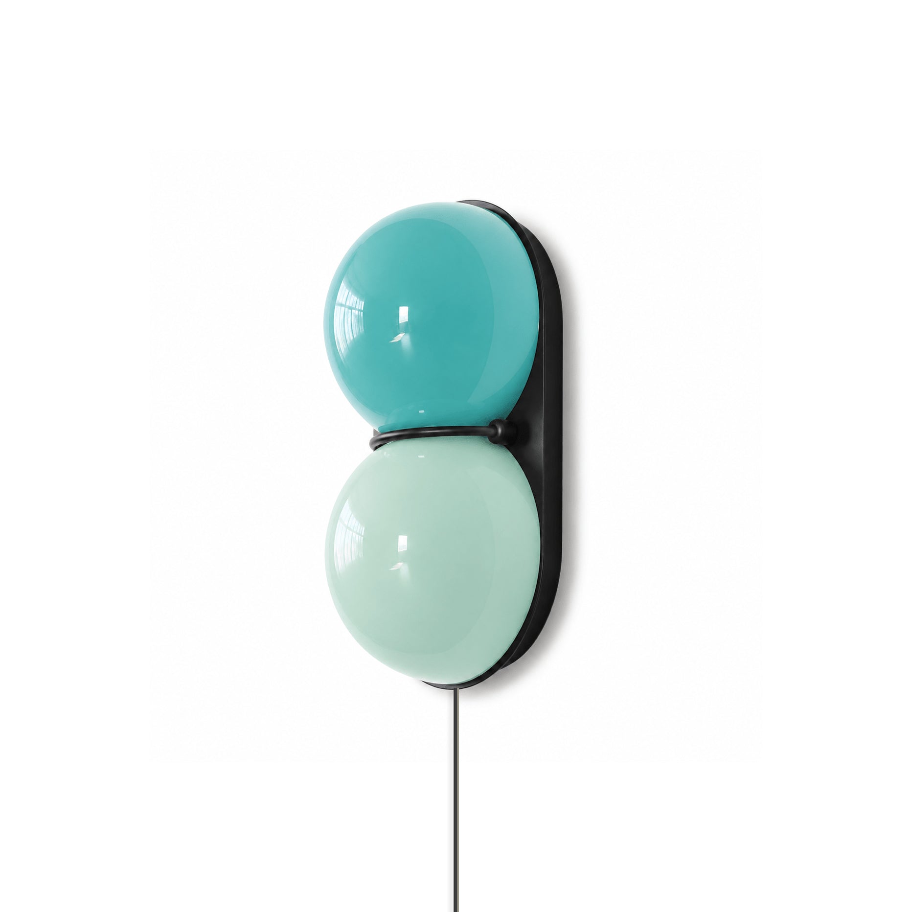 Orinborne Globe Glass Plug In Indoor Wall Light