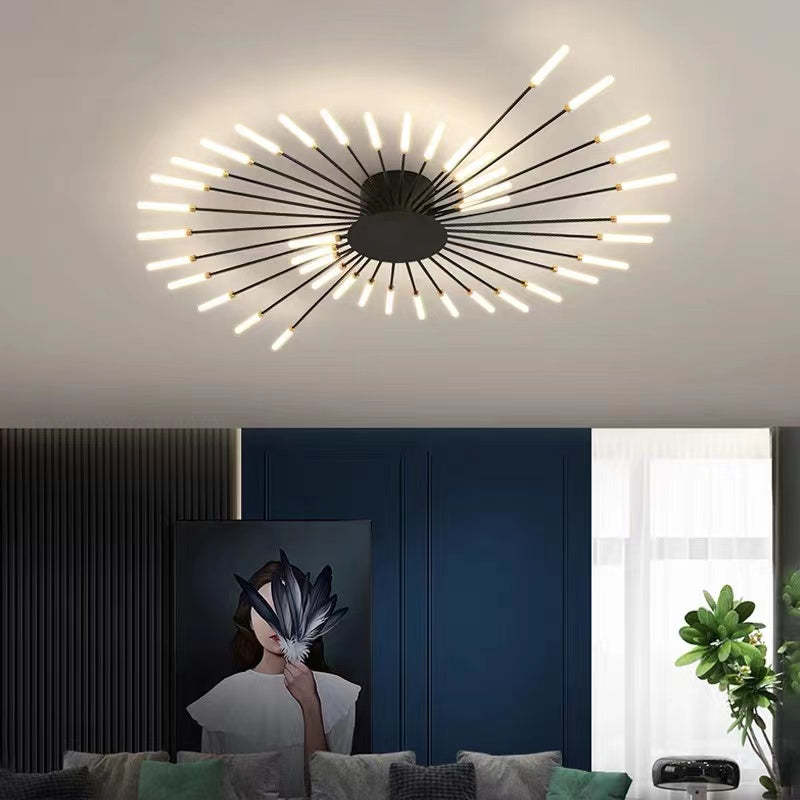 Arisha Fireworks Flush-Mount Ceiling Light Living Room