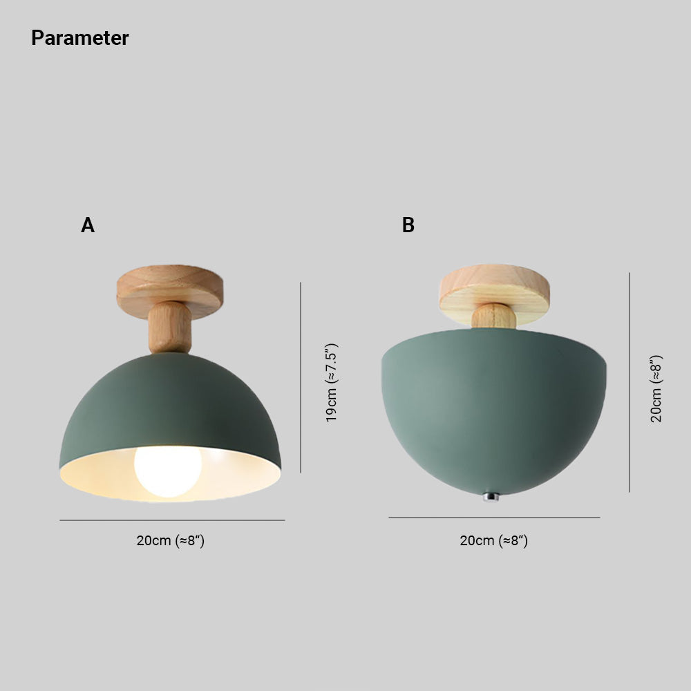Muto Modern LED Ceiling Light Fixtures Wood/ Living Room