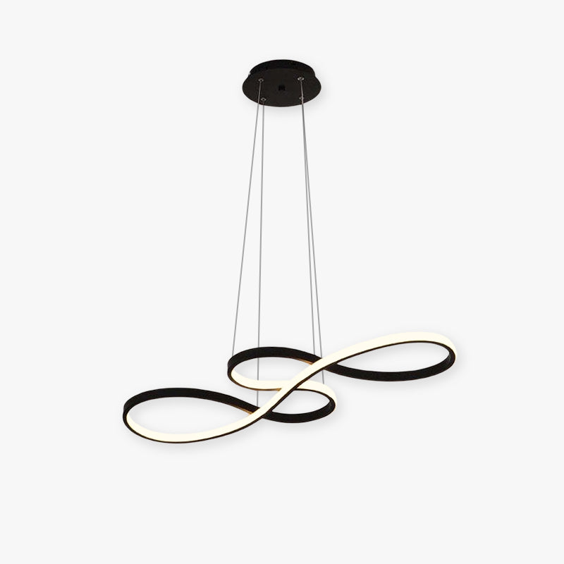 Arisha Modern Chandelier Linear Pendant Light Dining Room