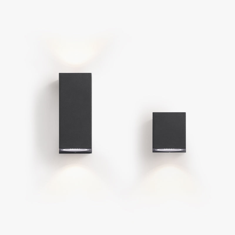 Ray Minimalist Square Outdoor Wall Lamp
