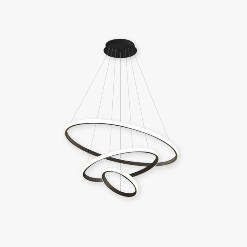 Arisha Modern Ring /Silicon Pendant Light, 2/3/4 Rings