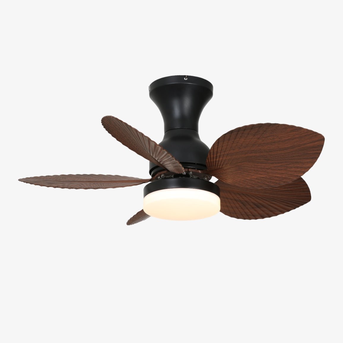 Rinirian Vintage Wood Ceiling Fan Light