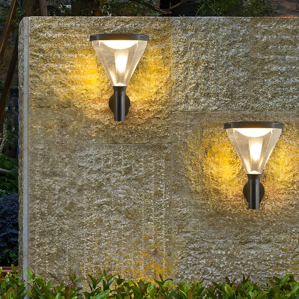 Jonathan Modern Solar Aluminum Outdoor Wall Lights