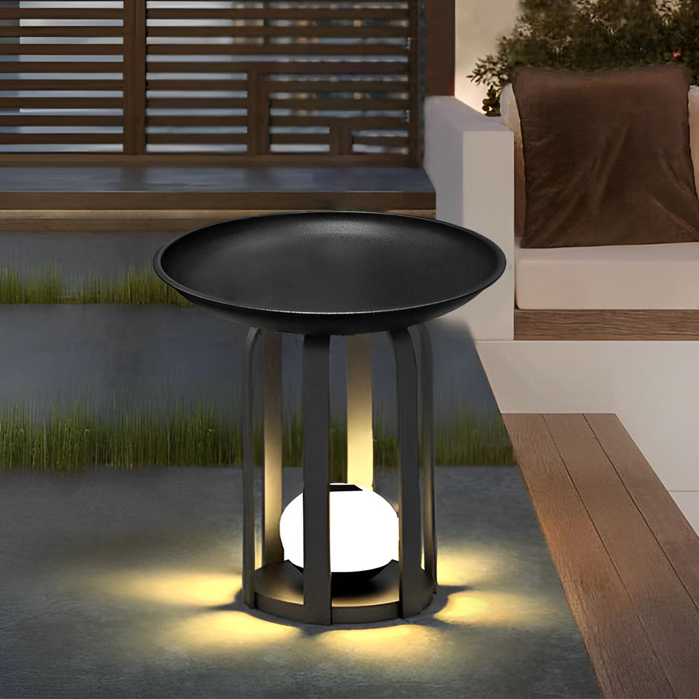 Trimx Classic Set of Iron Outdoor Table Floor Lamp
