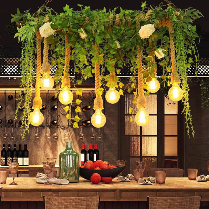 Ritta Natural Decorative Glass Pendant Light