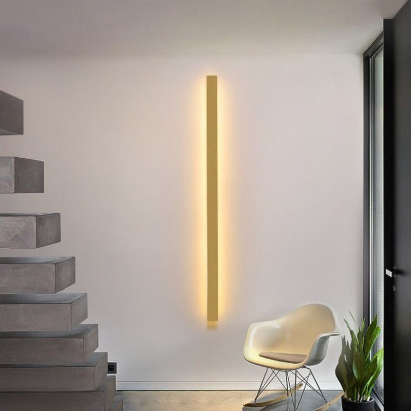 Arisha Minimalist Linear Acrylic Wall Light