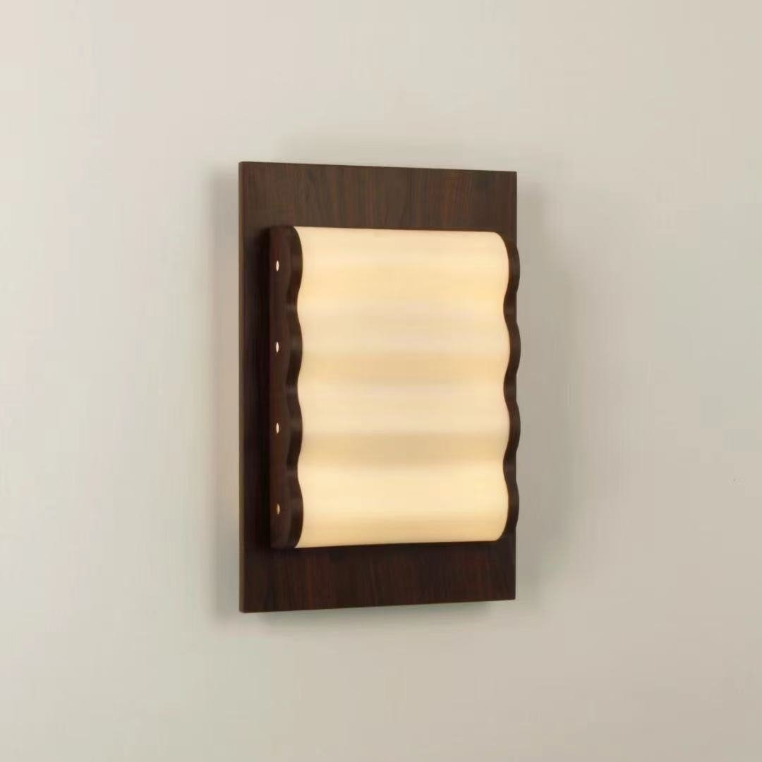 Wave Contemporary Fabric Wall lamp