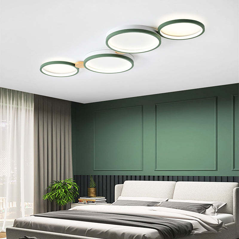 Arisha Round Flush Mount Ceiling Light Bedroom
