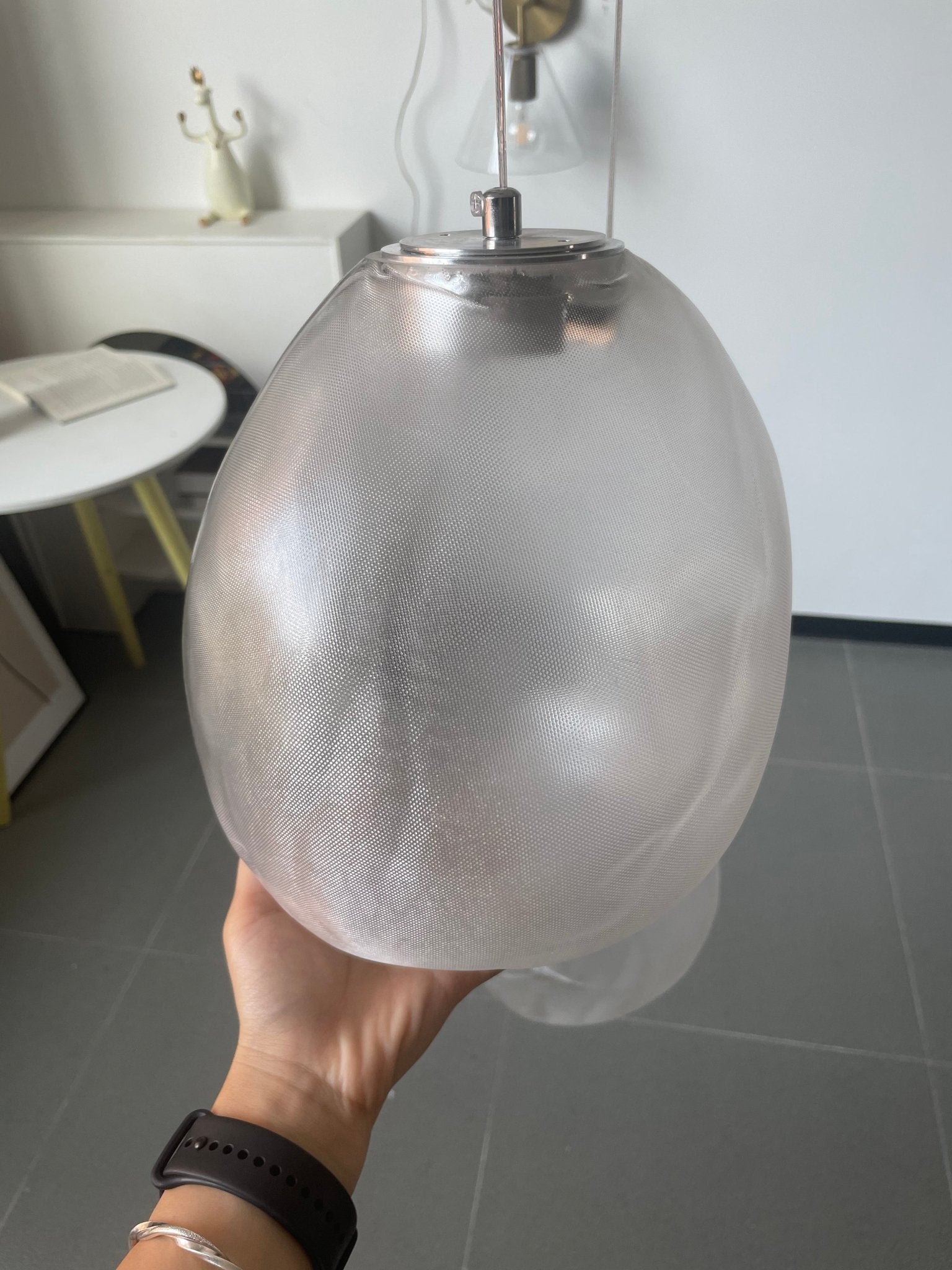 Celenelle Liquid Glass Stone Pendant Light