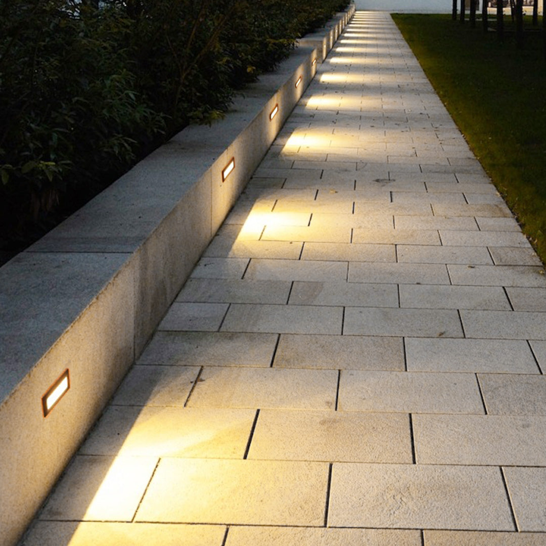 Sibley LED Steps Classic Aluminum Outdoor Lights