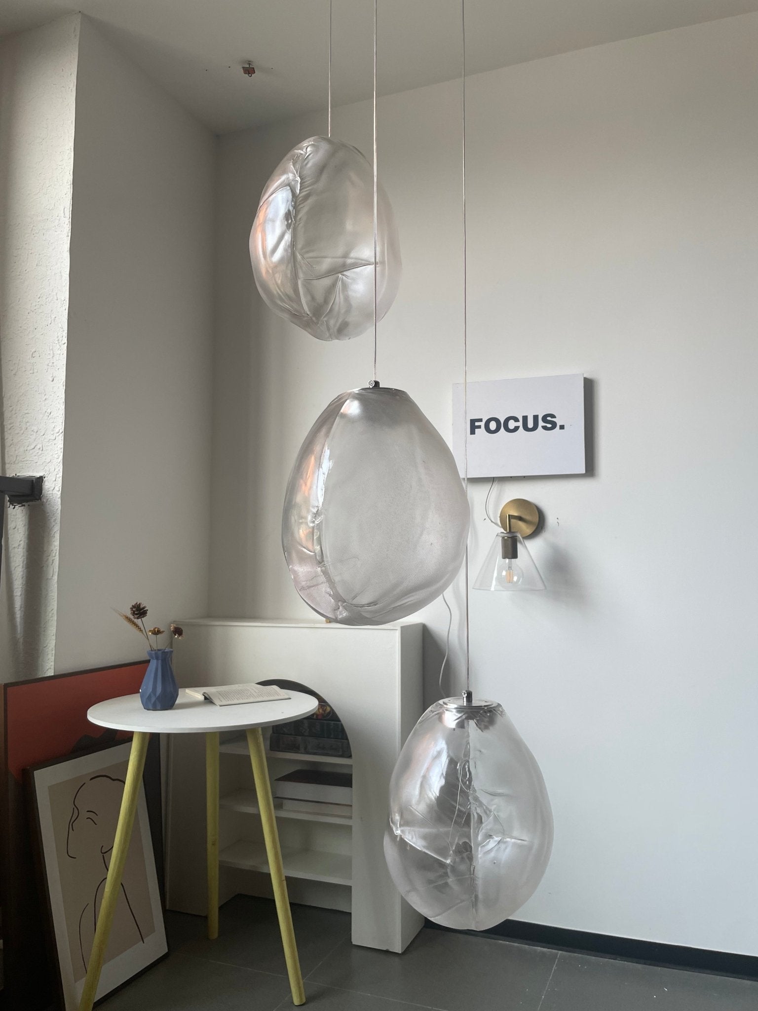Celenelle Liquid Glass Stone Pendant Light