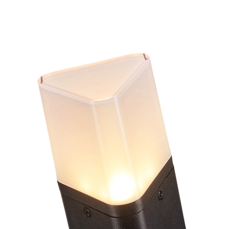 Seaan Sensor Torchiere Aluminum Outdoor Floor Lamp
