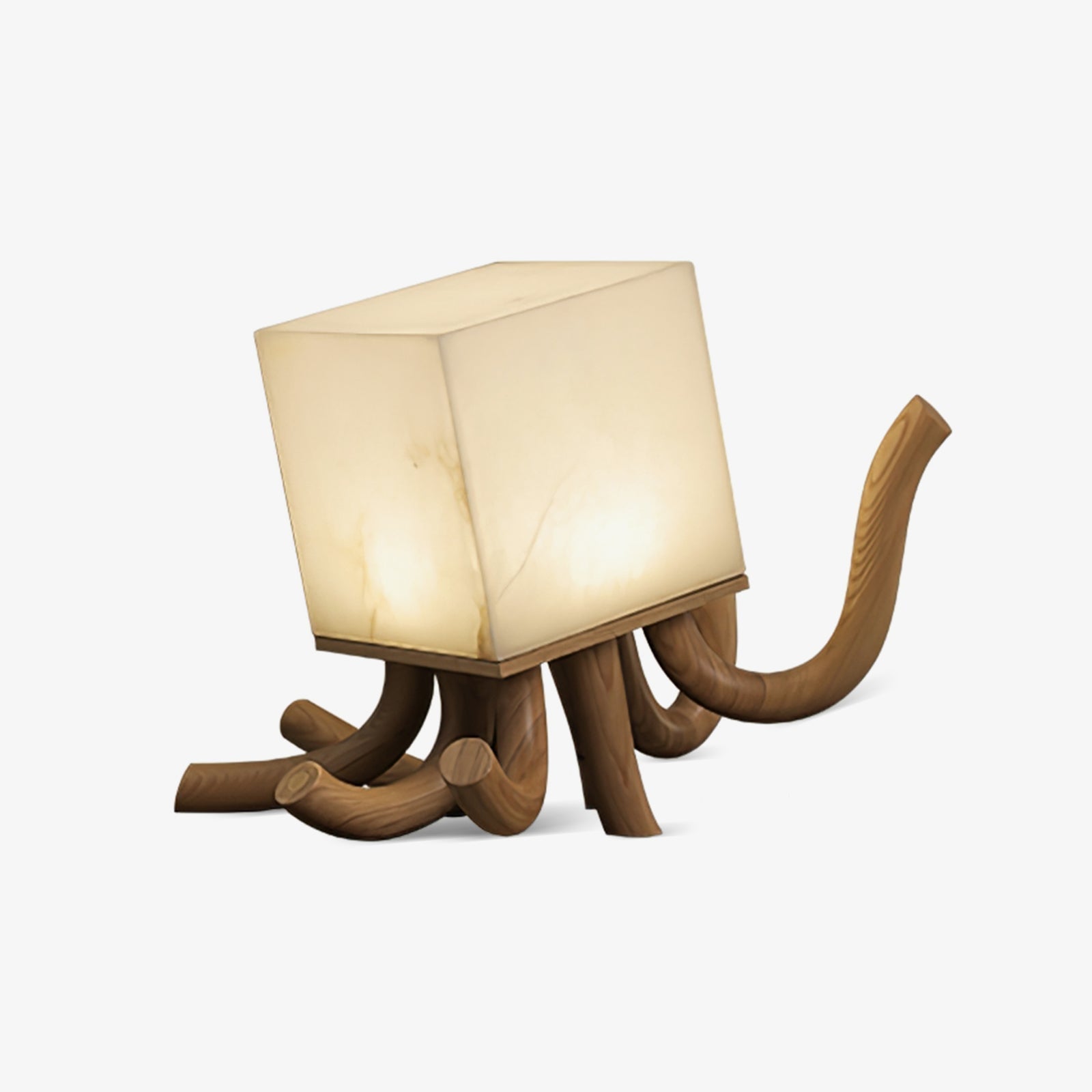Dravk Tentacle Alabaster Table Lamp