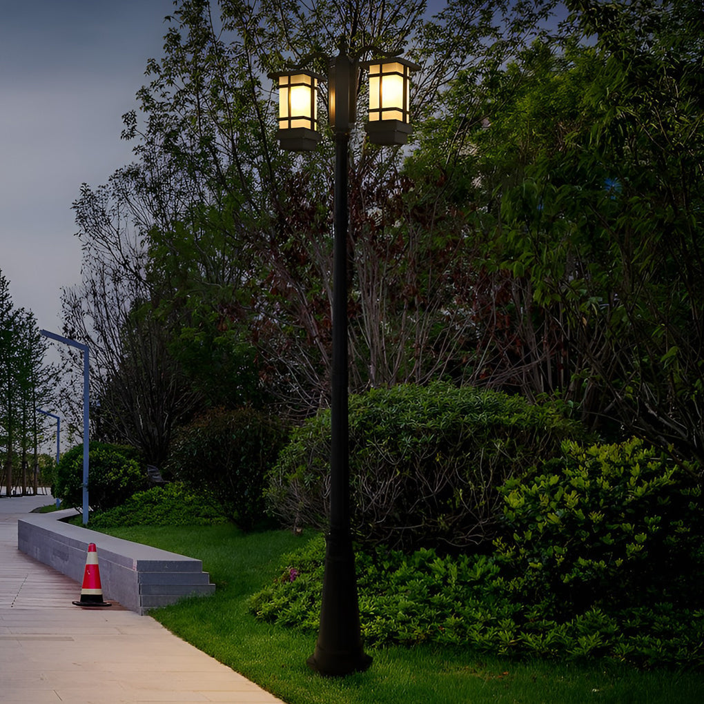 Roswell Modern Public Aluminum Outdoor Post Lights