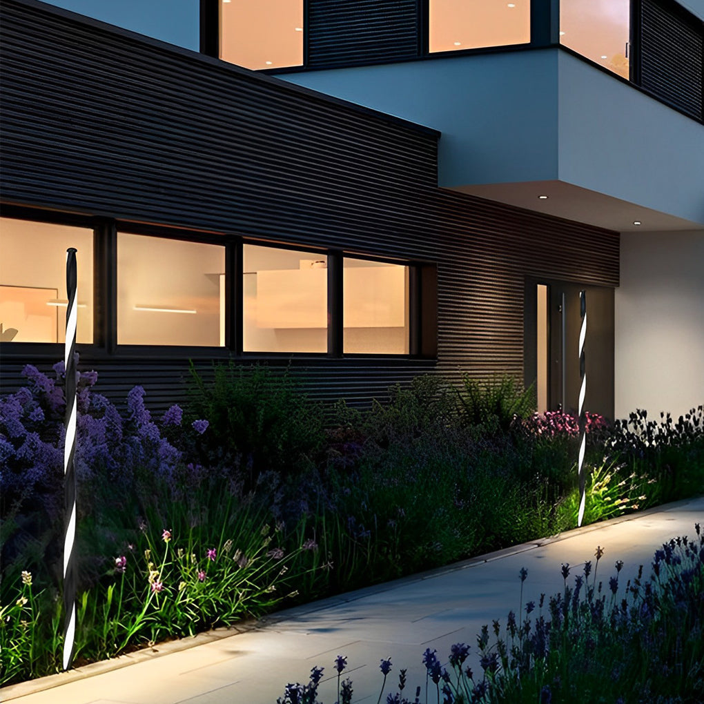Dennis Linear LED Minimalist Aluminum Outdoor Path Light