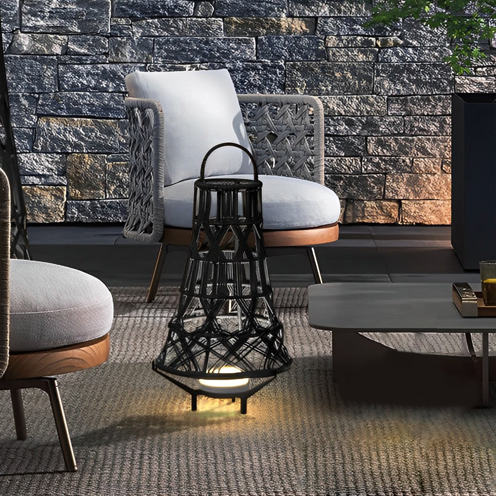 Misty Classic Unique Steel Outdoor Tribal Floor Lamp