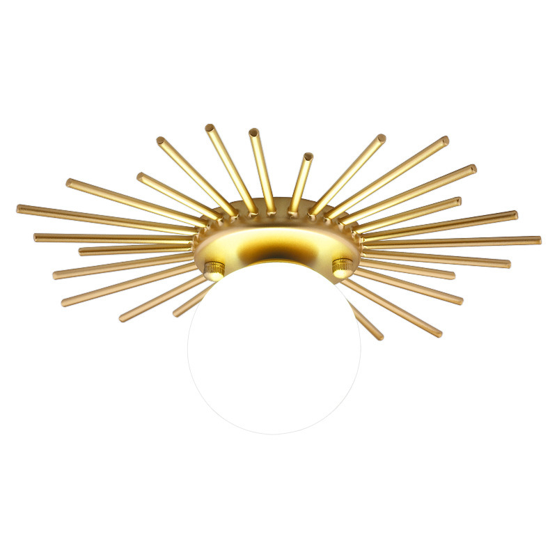 Elow Ceiling Lamp Brass Starburst Glam Modern