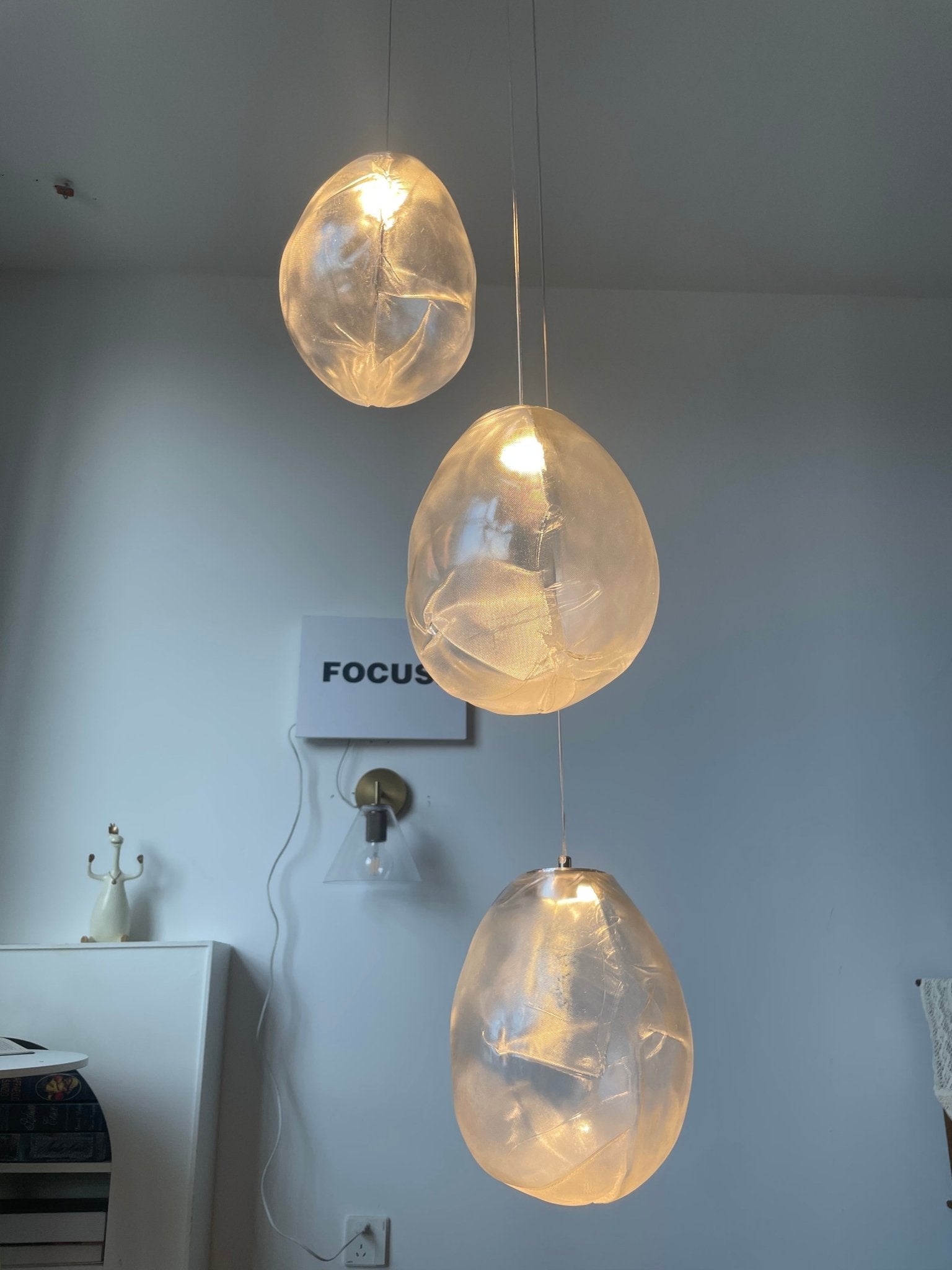 Celenelle Liquid Glass Stone Pendant Light