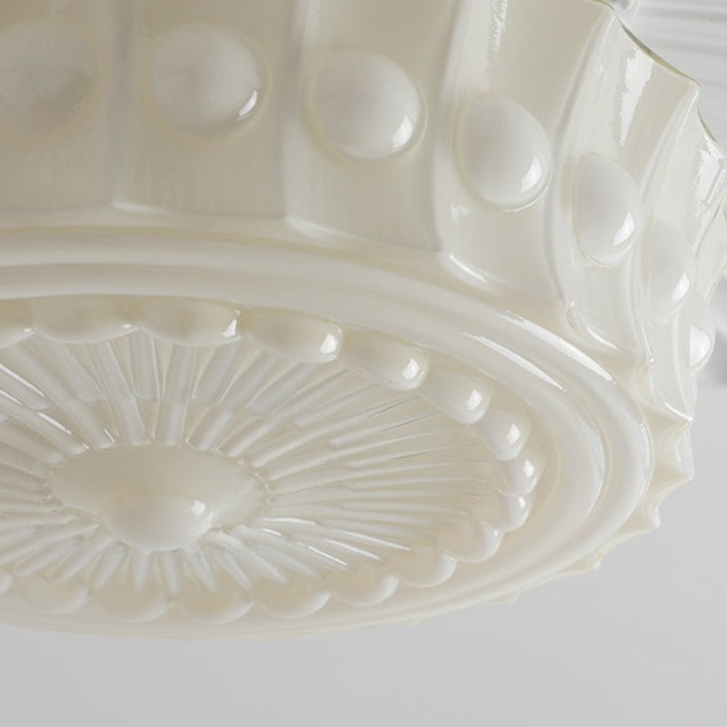 Valentina Vintage French Country Dome Pendant Light Living Room