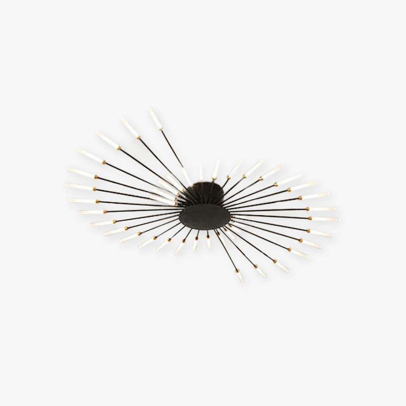 Arisha Fireworks Flush-Mount Ceiling Light Living Room