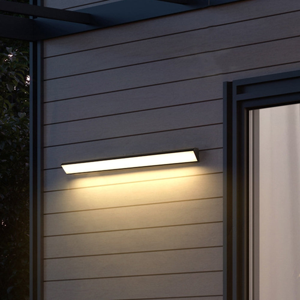 Arisha Modern Tri-Prism Acrylic Waterproof Outdoor Wall Lamp