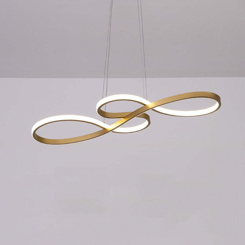 Arisha Modern Chandelier Linear Pendant Light Dining Room
