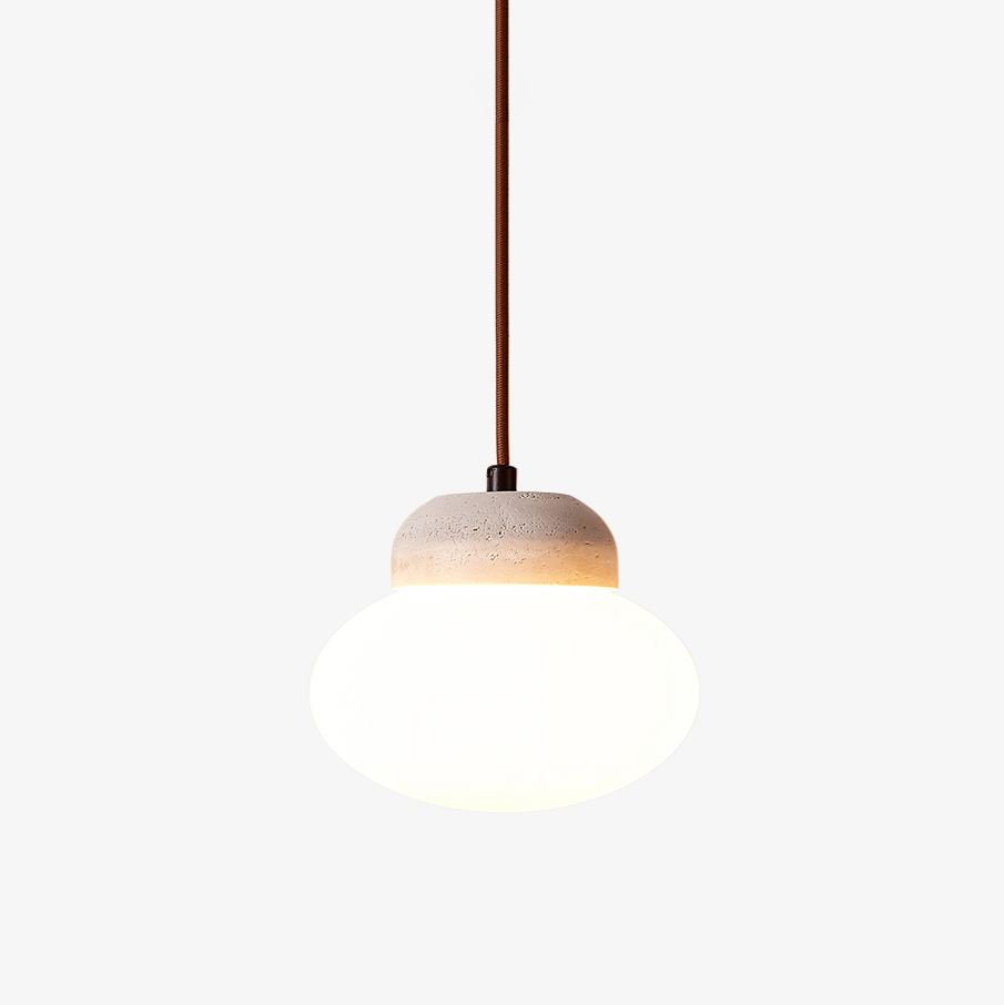 Sora Pebble Sphere Pendant Lamp