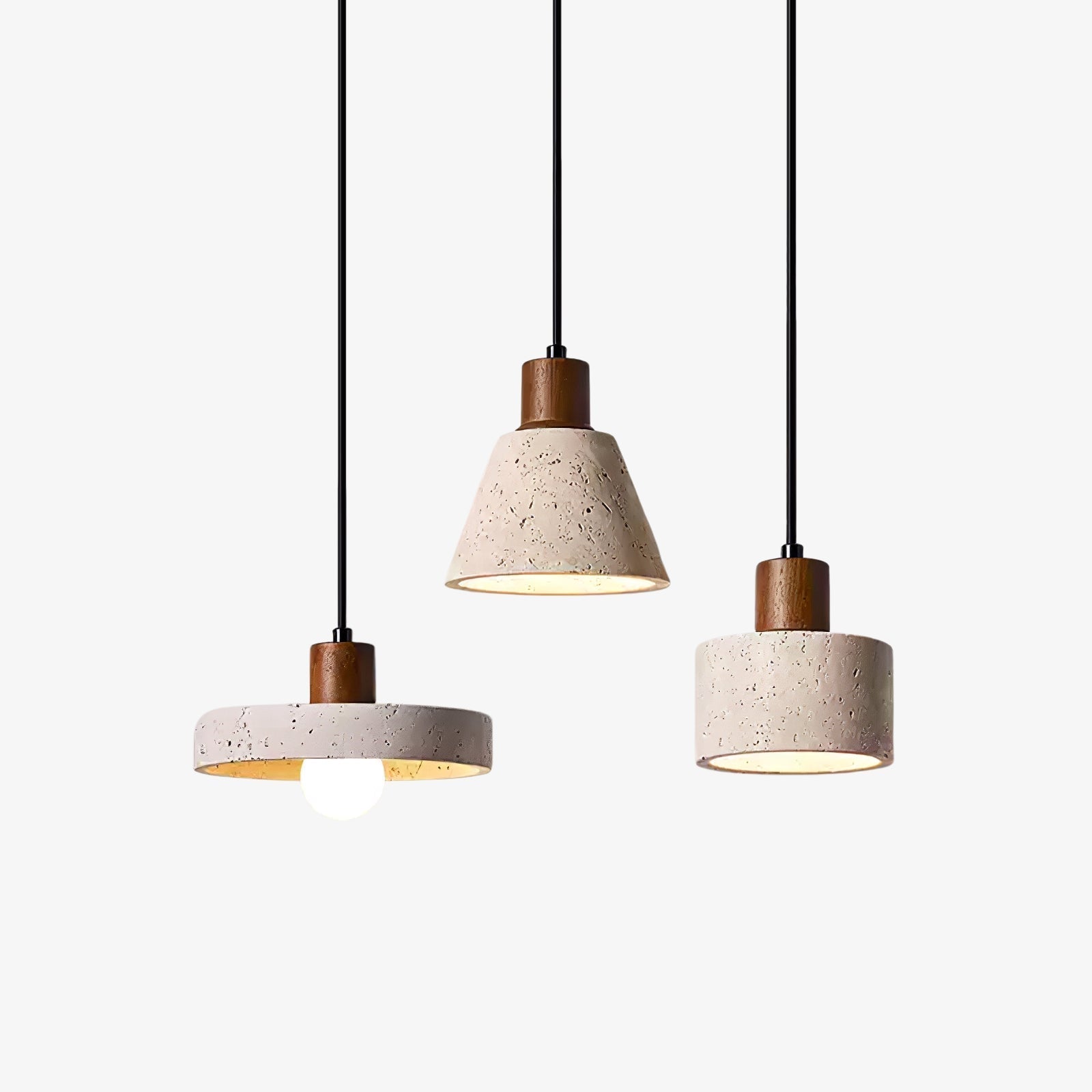 Forma Terra Trio Pendant Lamp - Neutral Decor