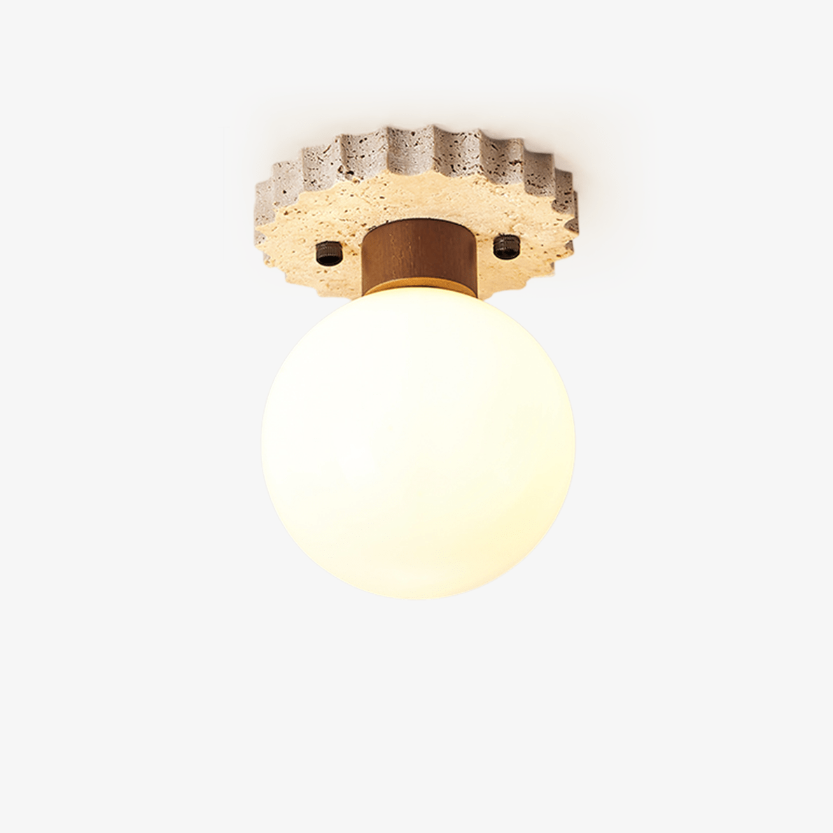 Terieel Cogstone Orb Ceiling Lamp