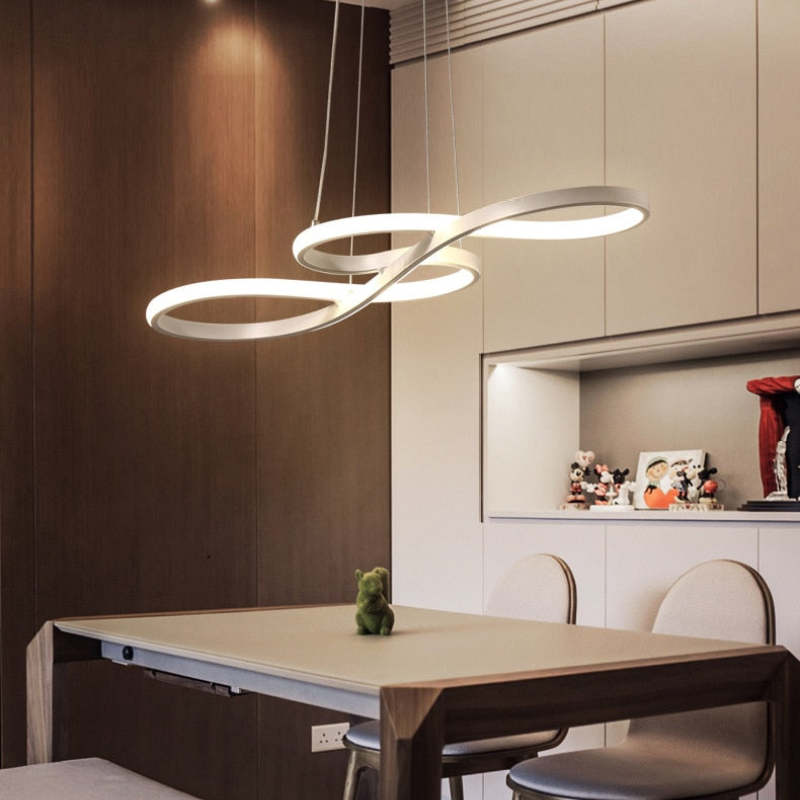 Arisha Modern Chandelier Linear Pendant Light Dining Room