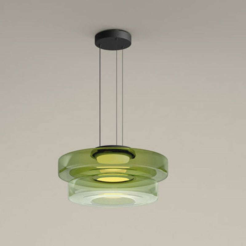 Valentina Glass Pendant Light Multi-tiered Structure